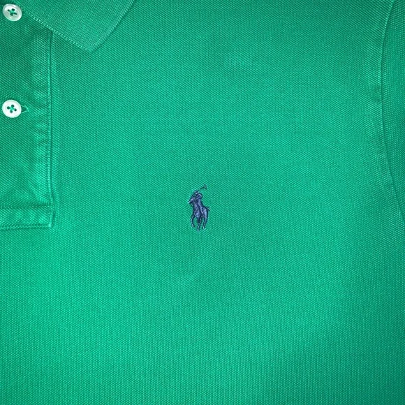 Men’s Polo by Ralph Lauren Shirt Green Size LARGE - Picture 6 of 9